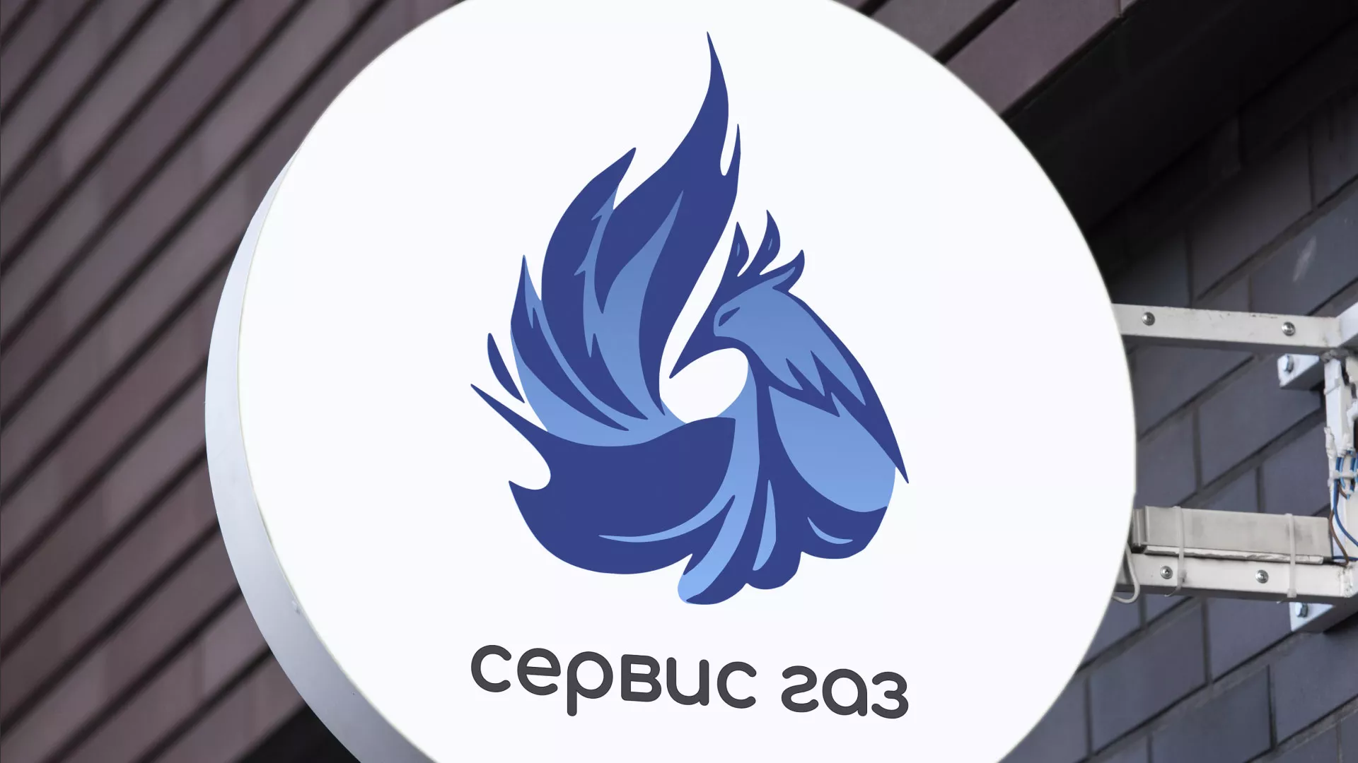 Создание логотипа «Сервис газ» в Нытве
