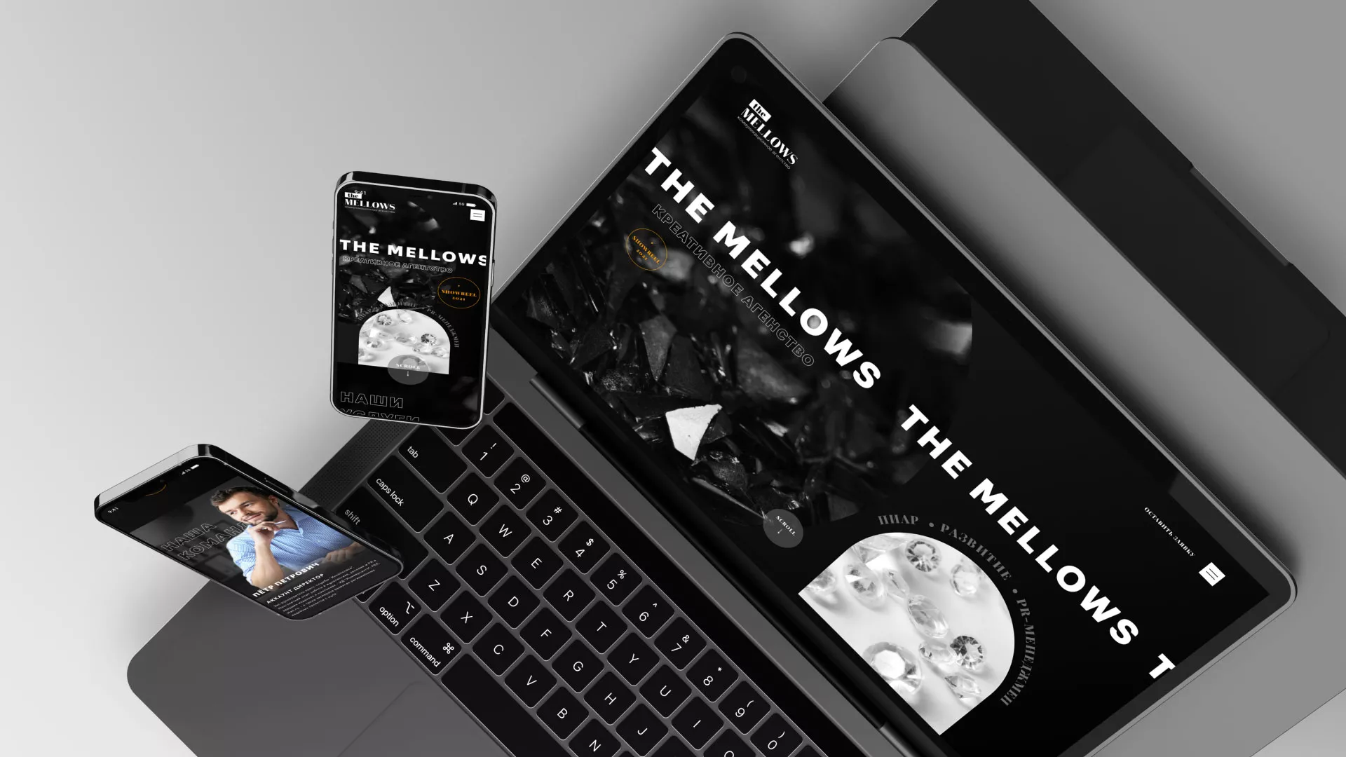 Разработка сайта креативного агентства «The Mellows» в Нытве