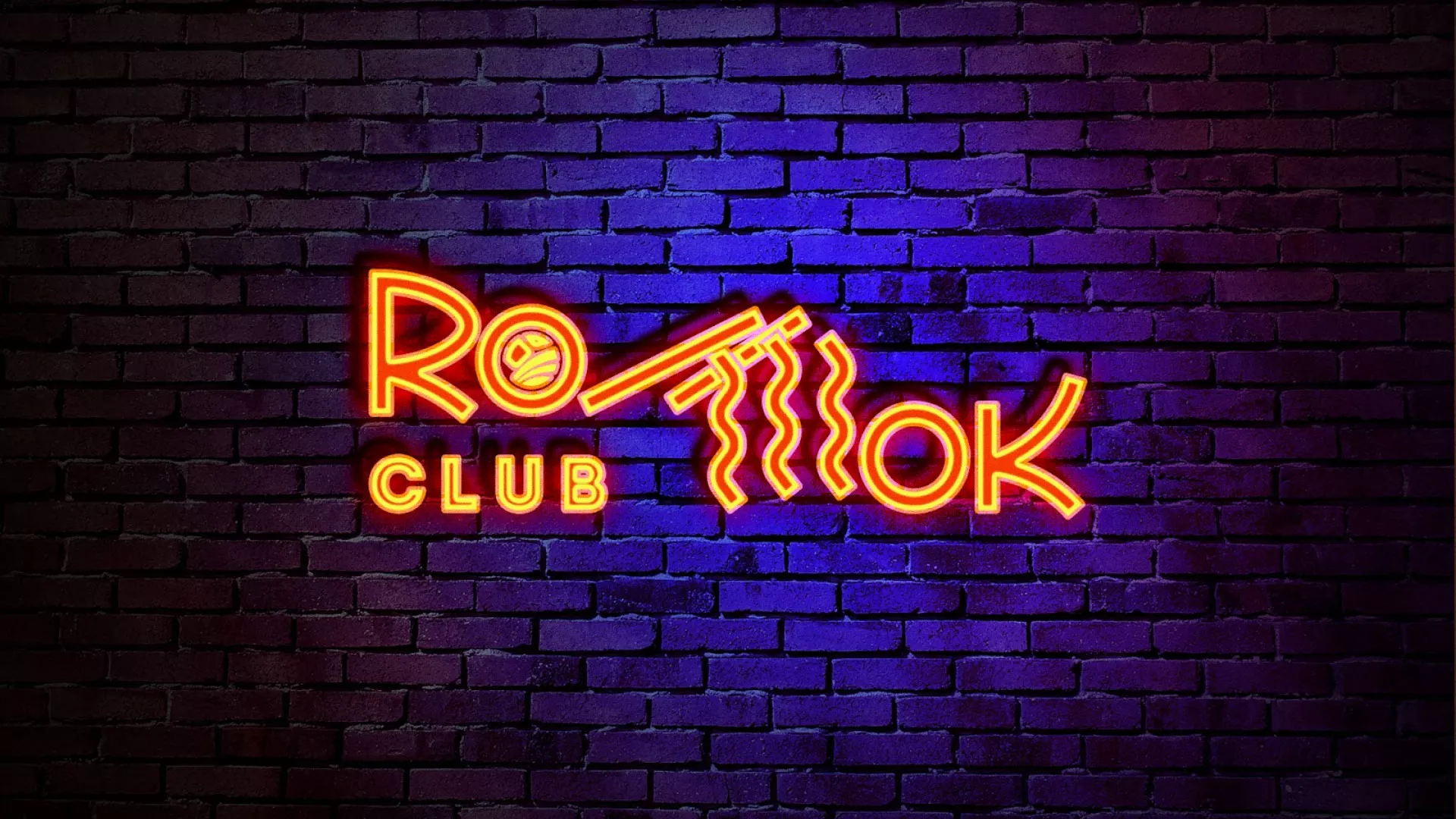 Разработка интерьерной вывески суши-бара «Roll Wok Club» в Нытве